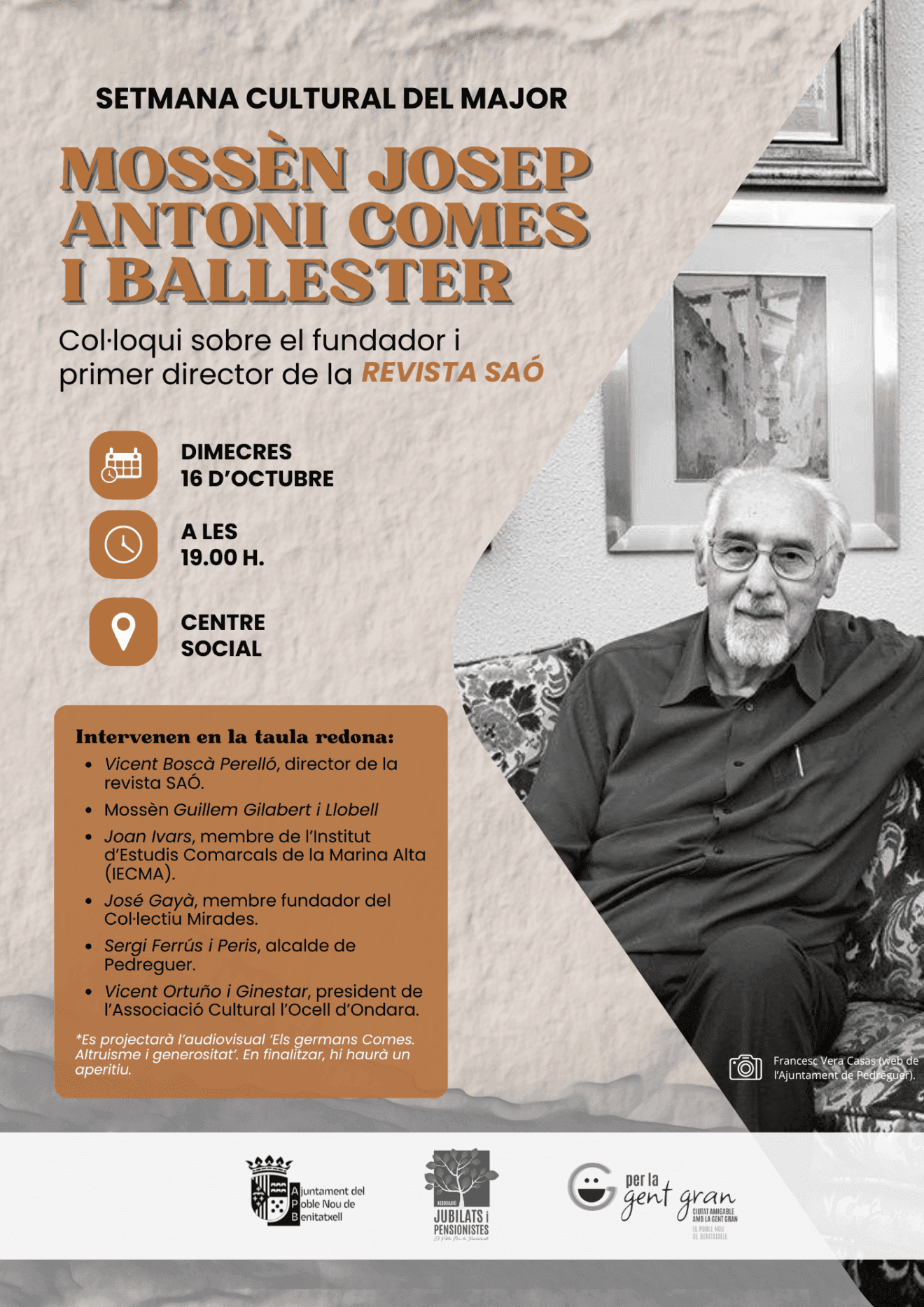 Coloquio Mossen Josep Antoni Comes