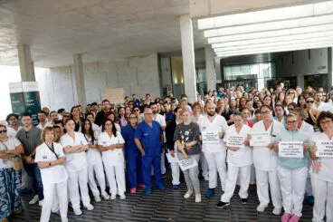 Concentración de sanitarios de la Marina Alta octubre 2024 05