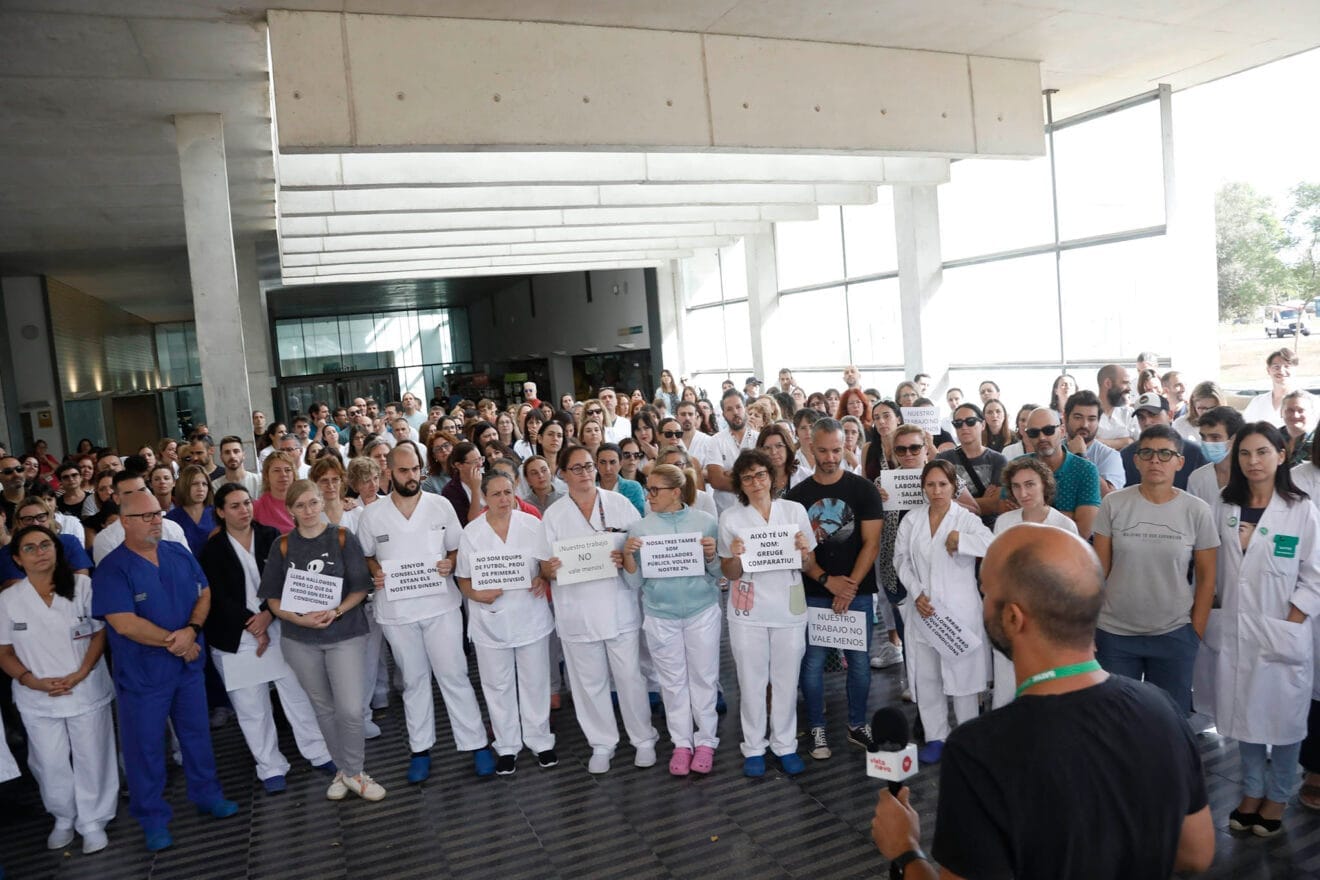 Concentración de sanitarios de la Marina Alta octubre 2024 10