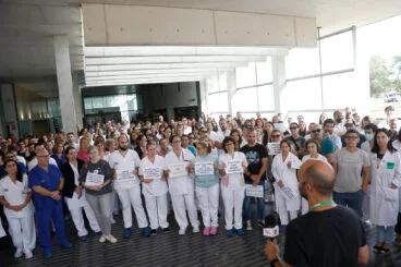 Concentración de sanitarios de la Marina Alta octubre 2024 10