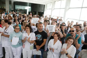Concentración de sanitarios de la Marina Alta octubre 2024 13