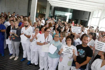 Concentración de sanitarios de la Marina Alta octubre 2024 15