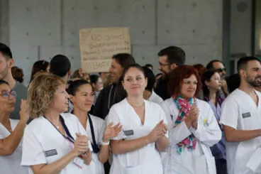 Concentración de sanitarios de la Marina Alta octubre 2024 20