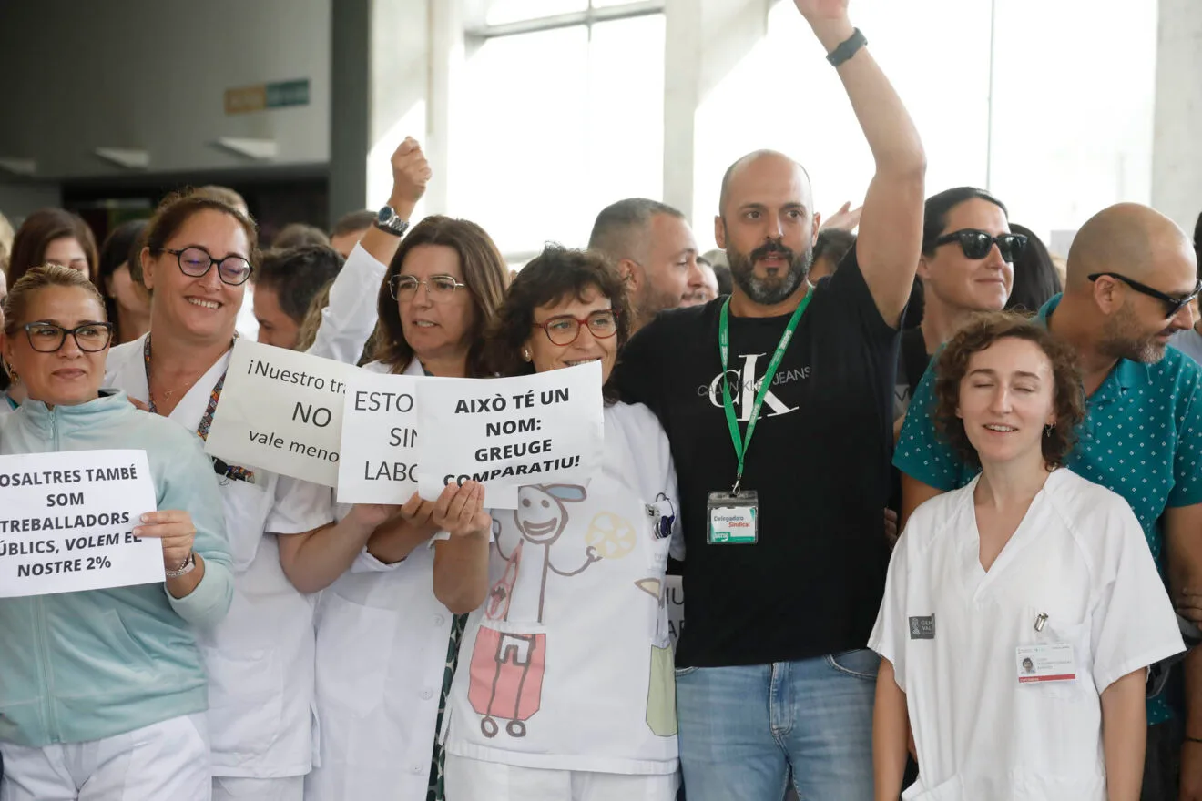 Concentración de sanitarios de la Marina Alta octubre 2024 21
