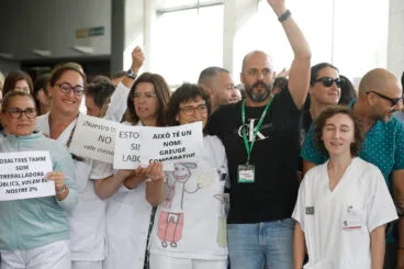 Concentración de sanitarios de la Marina Alta octubre 2024 21