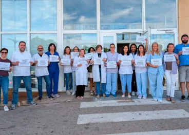 Concentración de sanitarios de la Marina Alta octubre 2024 25
