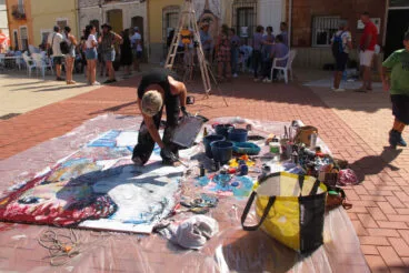 Empar Boix en Persianes amb art en Els Poblets 2023