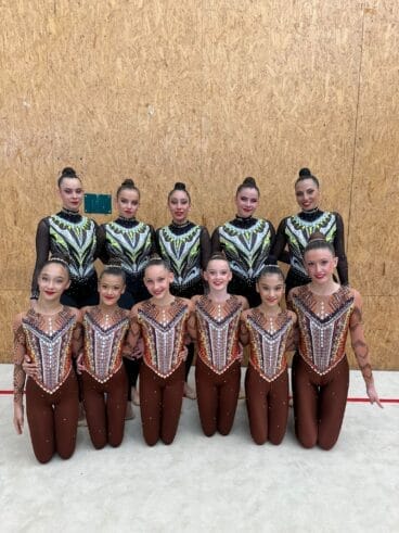 Equipo de infantiles y juveniles del CG Les Marines de Calpe