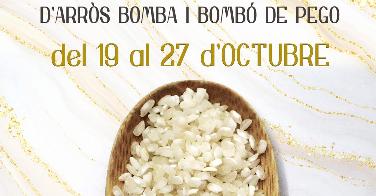 Las XV Jornades Gastronòmiques d'Arròs Bomba i Bombó de Pego