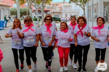 Miembros de la AECC de Ondara en la VII Cursa Solidària d’Ondara