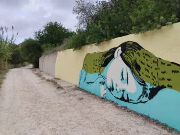 nou mural a la marjal de pego