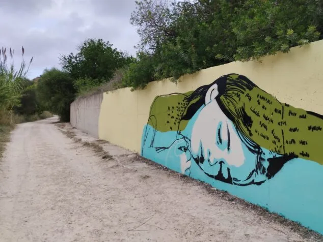 Imagen: Nou mural a la Marjal de Pego