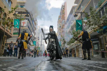 Pasacalles de Moros y Cristianos en Calp