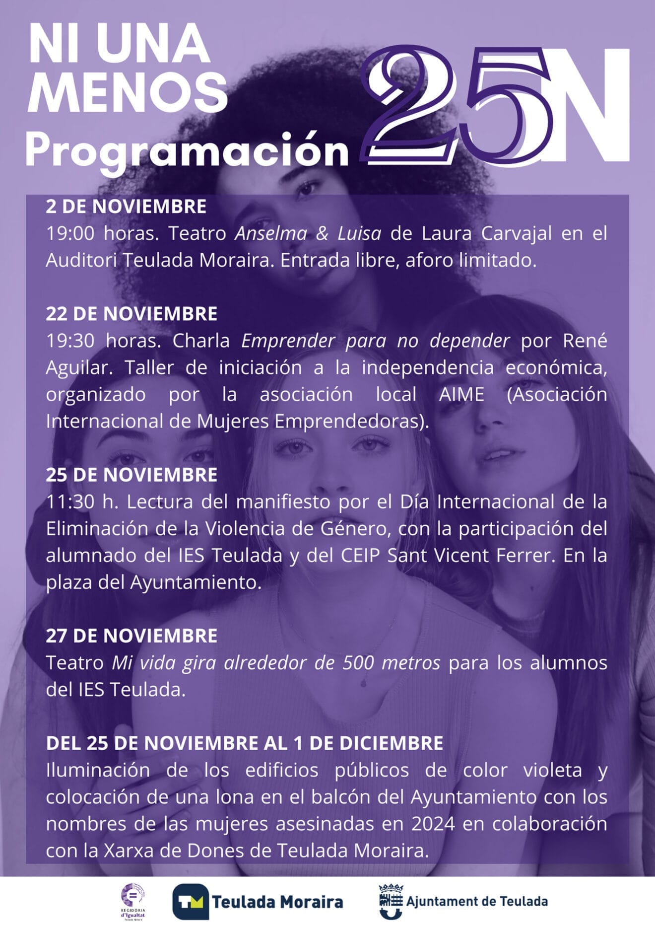 Programación por el 25N