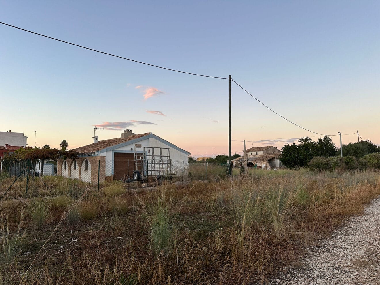 Riurau de Pepa y Campana en El Verger desde el camino