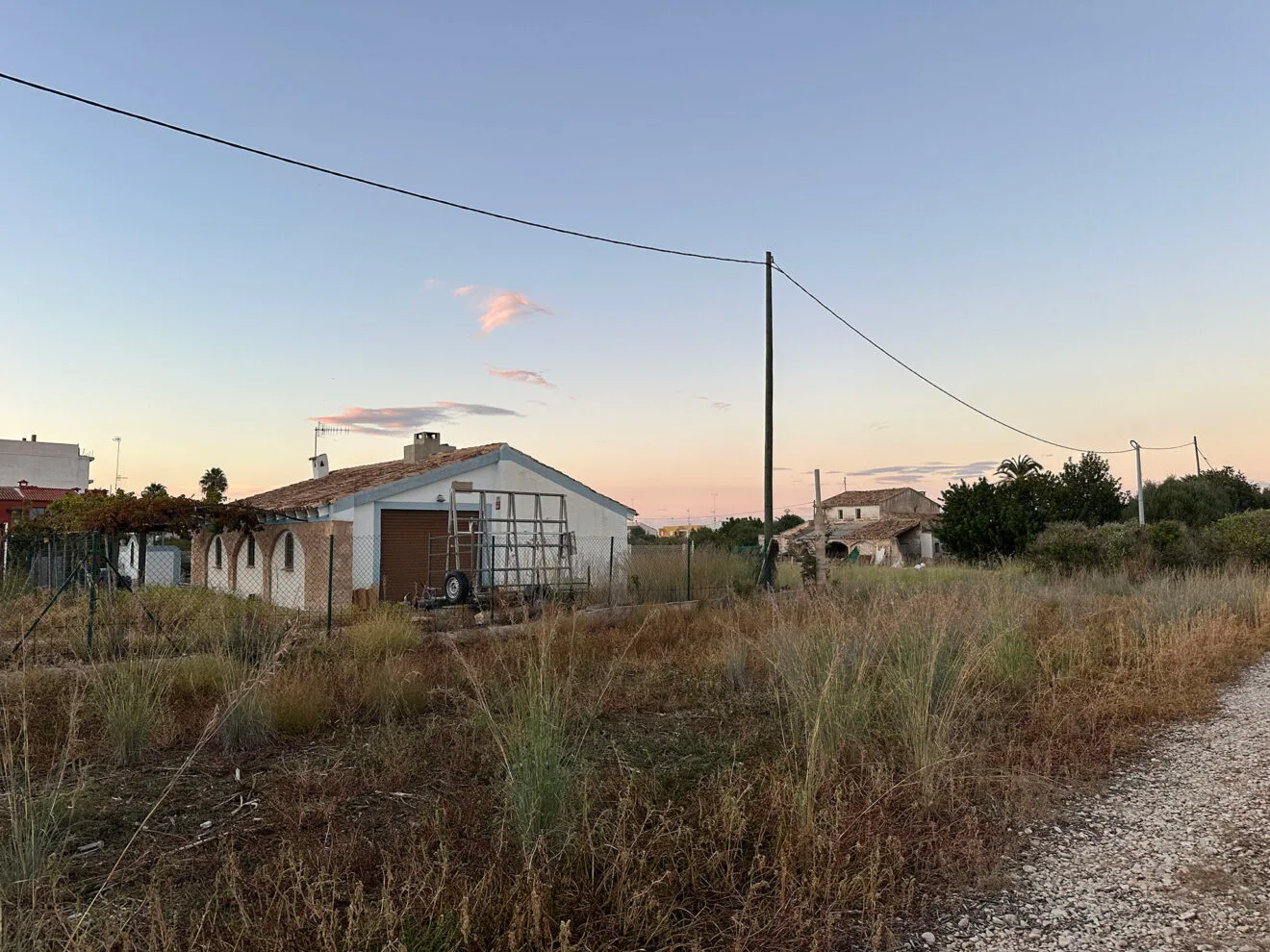 Riurau de Pepa y Campana en El Verger desde el camino