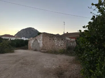 Riurau dels Morell en El Verger desde el camino