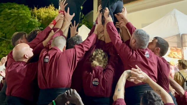 roscana de la muixeranga de segaria en el ii aplec de muixerangues de beniarbeig