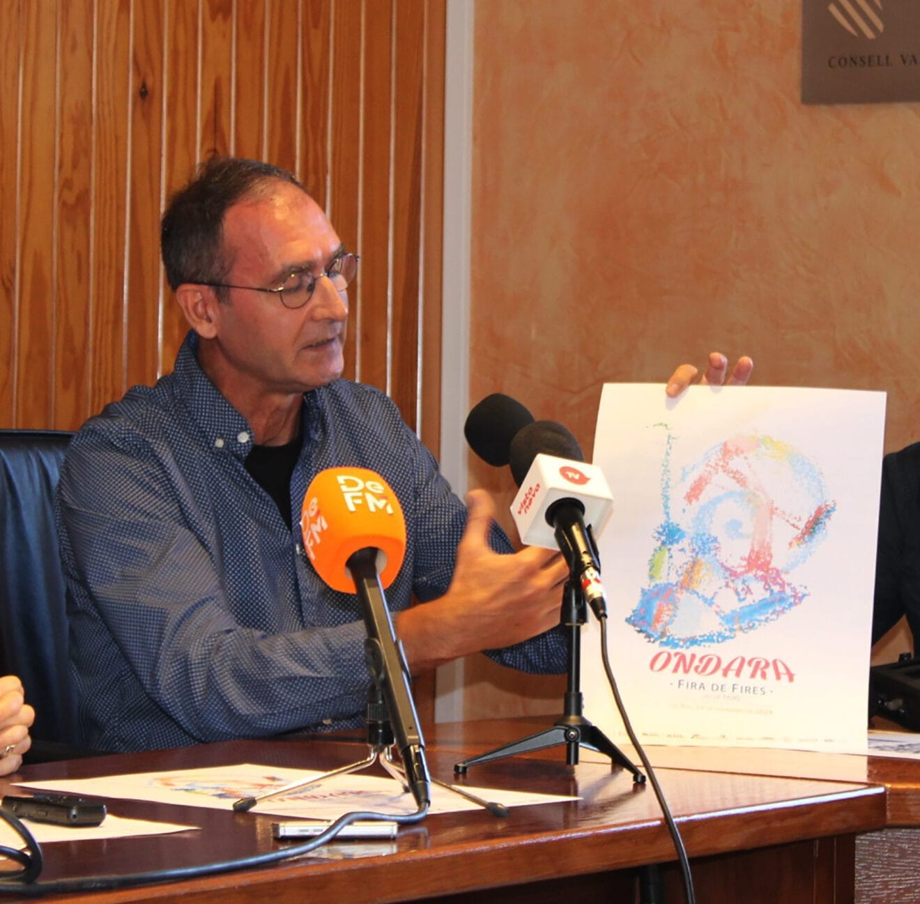 Toni Ortolá en la presentación de la feria de Ondara 2024 'Fira de Fires, des de 1690'