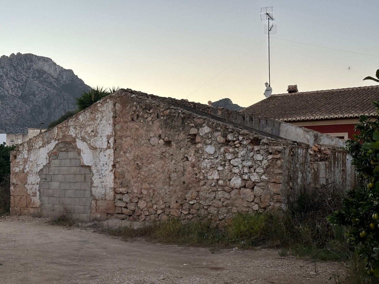 Vista del riurau dels Morell en El Verger