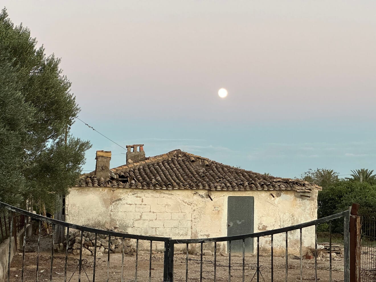 Vista del riurau 'El pino' en El Verger