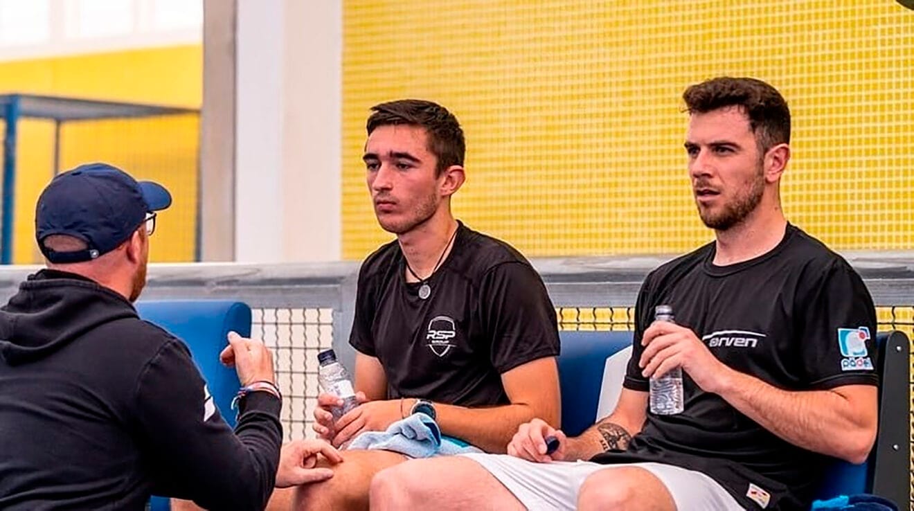 Ximo Piera y sus alumnos en el World Padel Tour