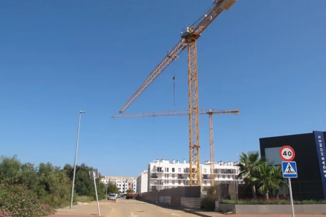 Imagen: Zona de construcción en Dénia (archivo)
