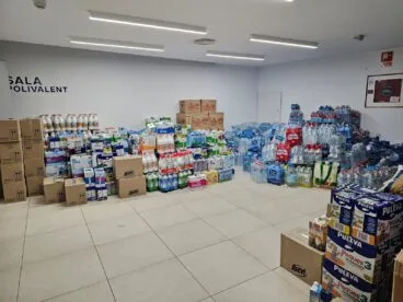 alimentos donados para afectados de la dana