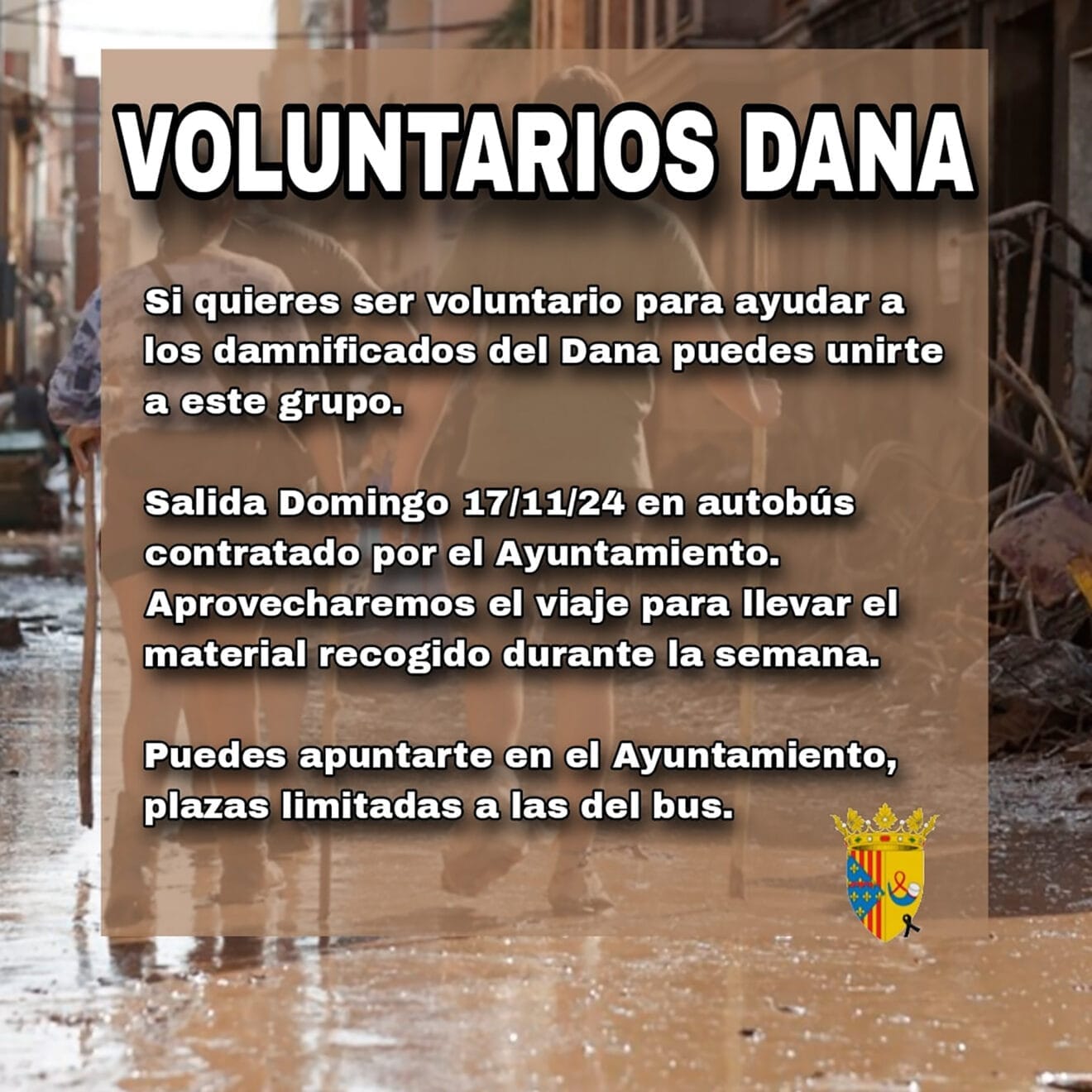 Autobús de voluntarios desde Senija