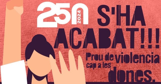 cartel del 25n 2024 en pedreguer