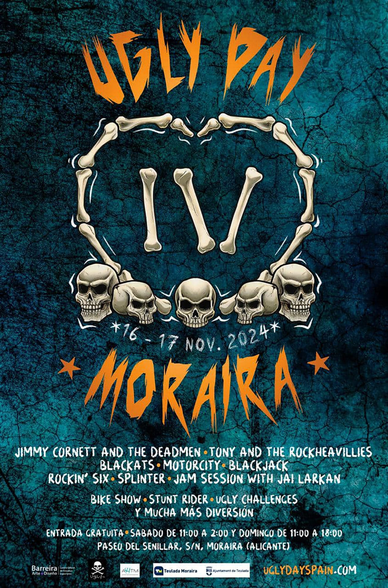 Cartel del Ugly Day en Teulada Moraira