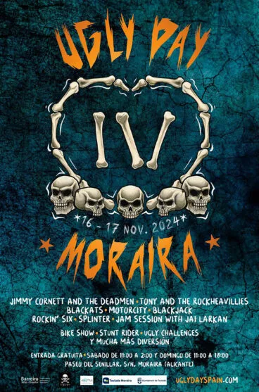 Cartel del Ugly Day en Teulada Moraira