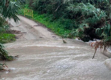 crecida del barranco en benissa