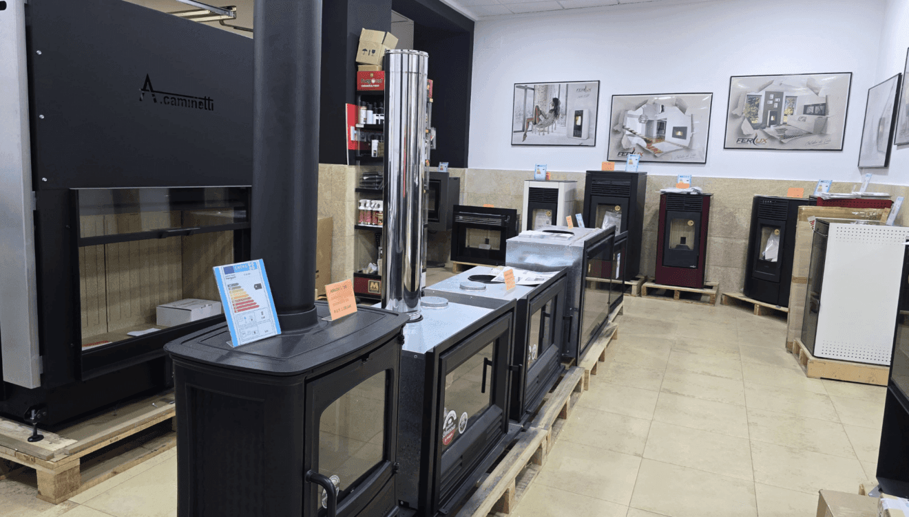 Estufas y chimeneas con diseños únicos y funcionales