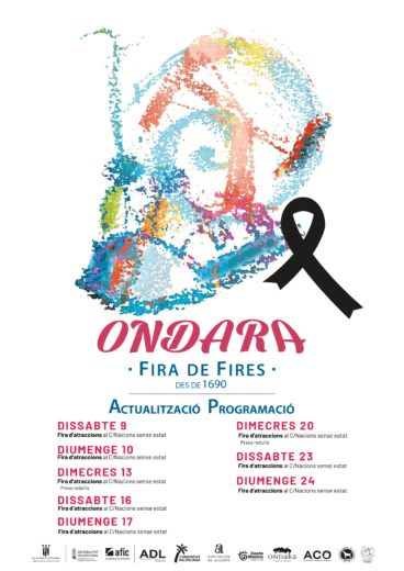 Cartel Fira de Fires Ondara 2024