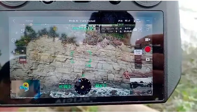 Imagen: Imágenes del dron de la Unidad de Medios Aéreos de la Policía Local de Calp