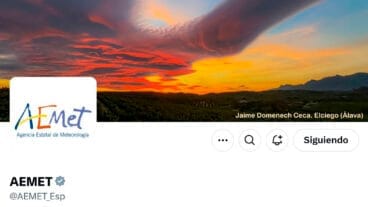portada de la aemet en x