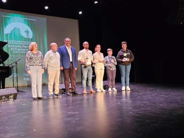 Imagen: Premiados en el concurso de teatro de Calp