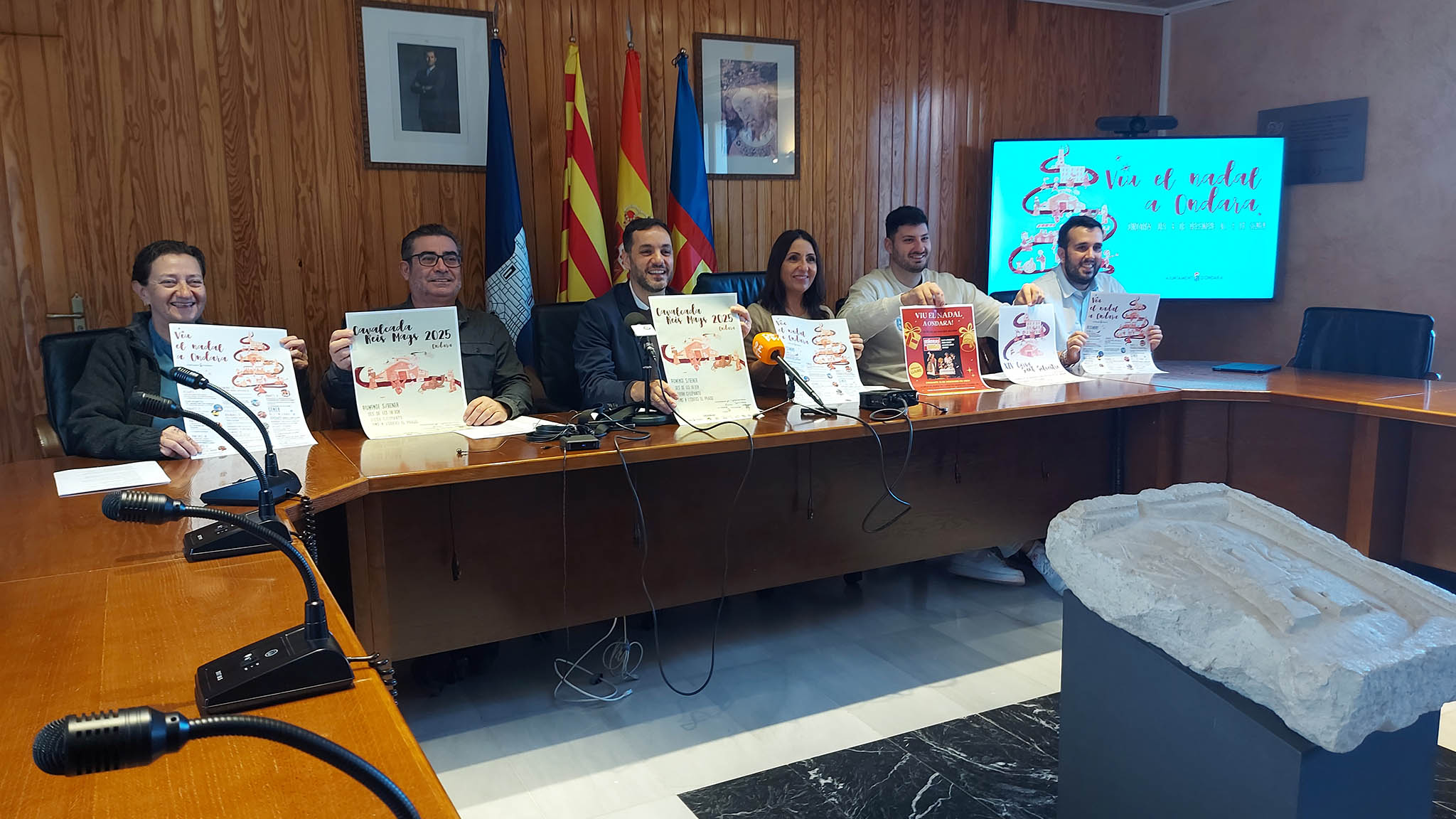 presentacion de la programacion de viu el nadal a ondara