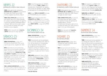 Programación de Santa Catalina 2024