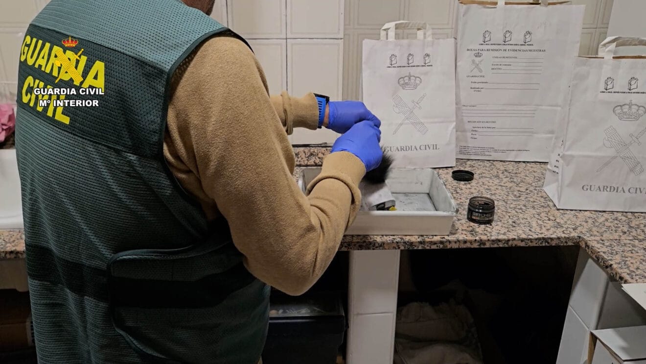 Pruebas recabadas por la Guardia Civil de Teulada Moraira