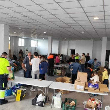 Punto de recogida de material para Valencia en Benitatxell