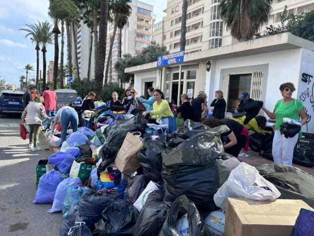Imagen: Recogida solidaria en Calp para València