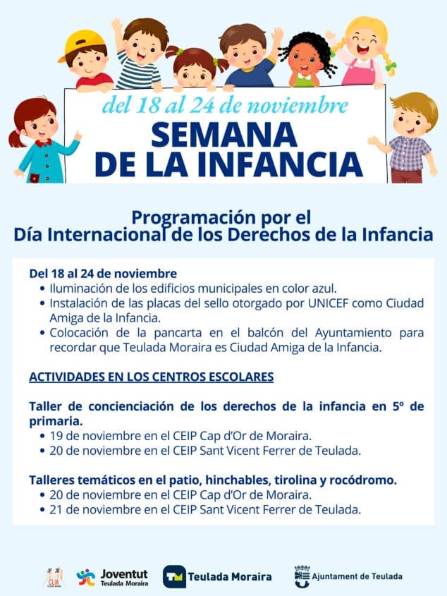 Imagen: Semana de la infancia en Teulada Moraira