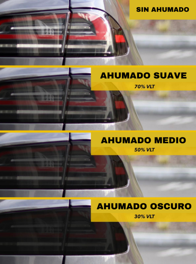 tipos de ahumado de vehiculos en garaje royal