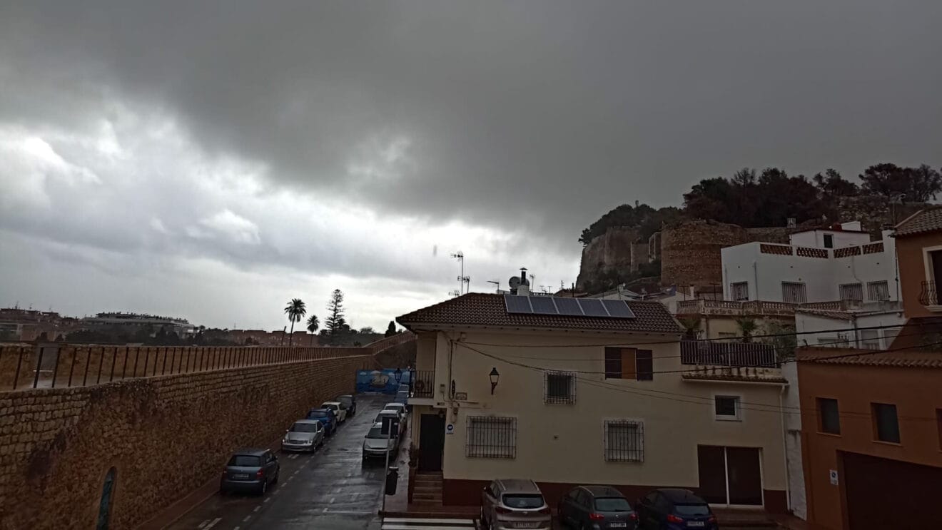 Tormenta en el cielo de Dénia (archivo)