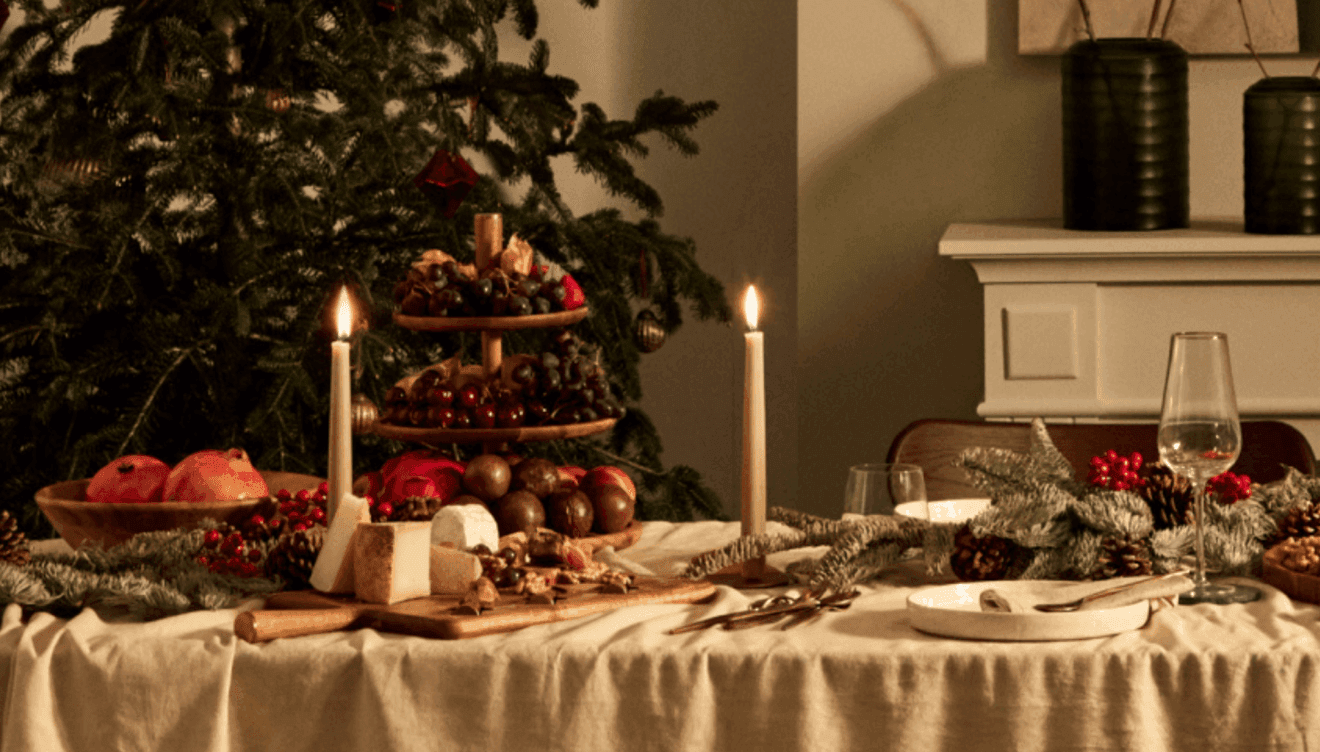 Una decoración exquisita durante las fiestas navideñas