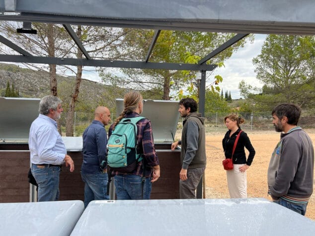 Imagen: Visita a los compostadores de la Vall de Gallinera