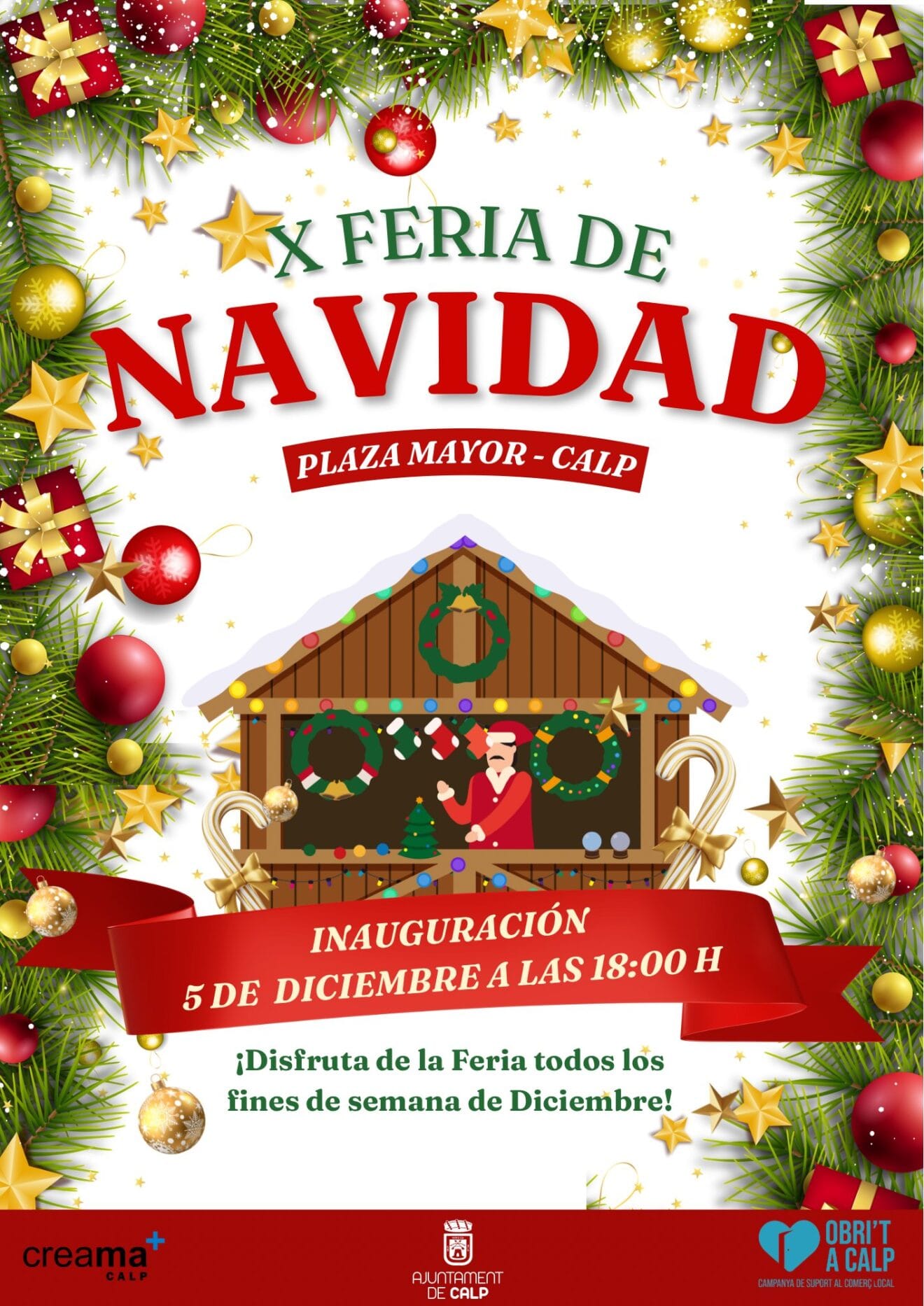 Programación de la Fira de Nadal de Calp