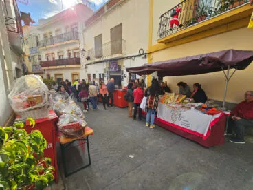 Ambiente en la Fira de Nadal de Calp